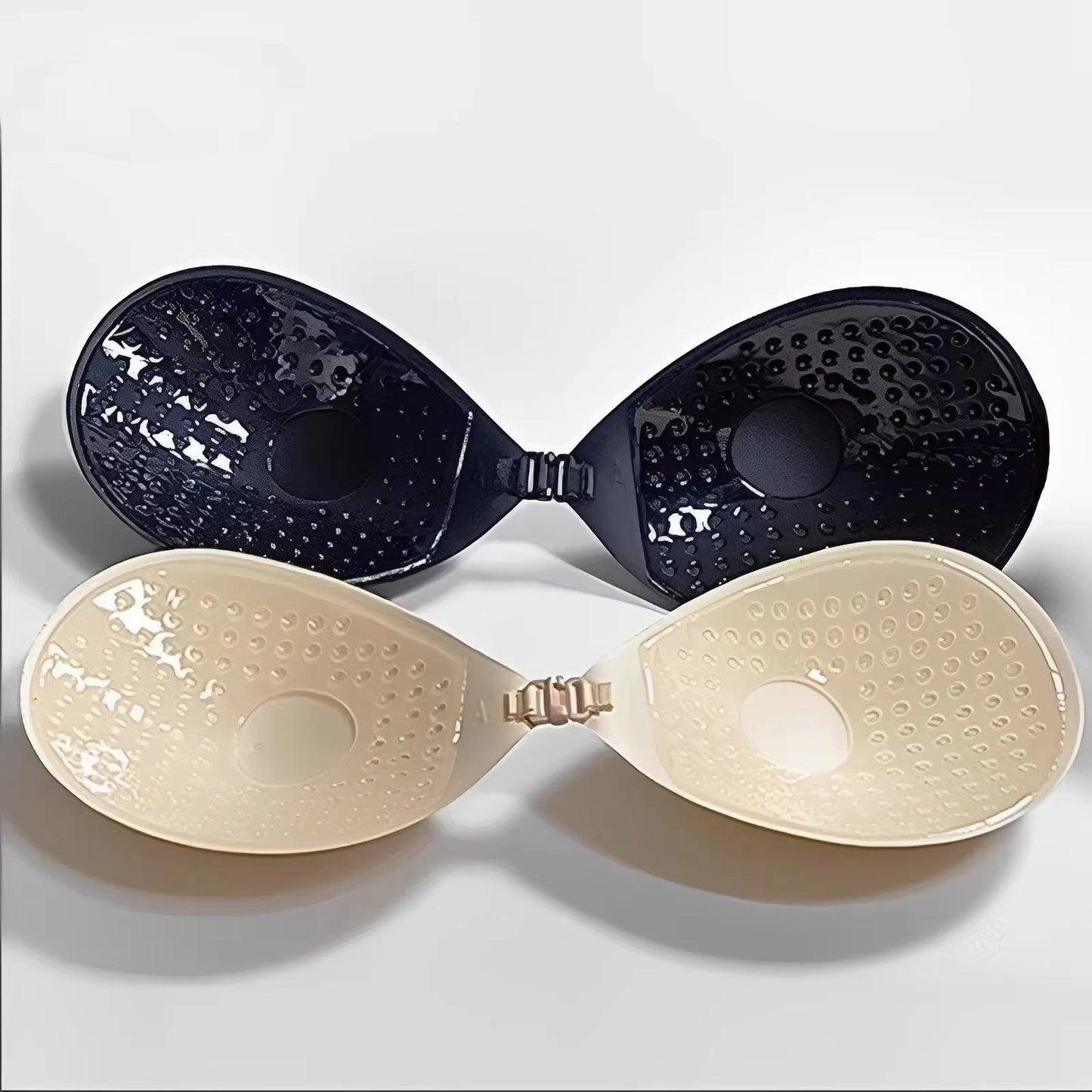 Chest Paste Silicone Falsies Self-Adhesive Front Buckle Strapless Backless Women's Invisible Adhesive Bra for Women Party Wear