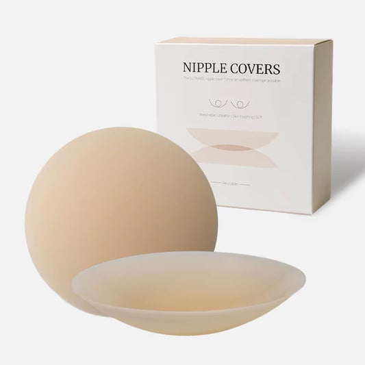Medical Grade Self Adhesive Nipple Covers No Glue - Reusable Silicone Breast Petals Korean Invisible Skin Tone Pasties Wholesale