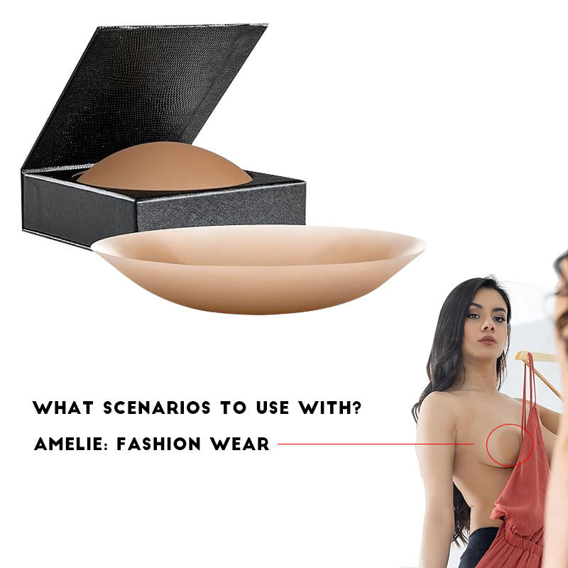 Nude Invisible Reusable Seamless Pasties Super Adhesive No Glue Strapless Self Adhesive Silicone Nipple Covers